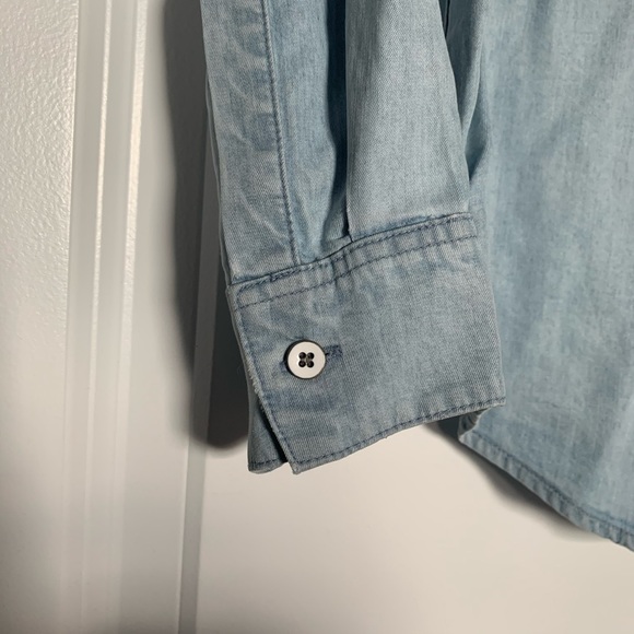 CLUB MONACO - Light Denim Shirt - Size S - Picture 7 of 11